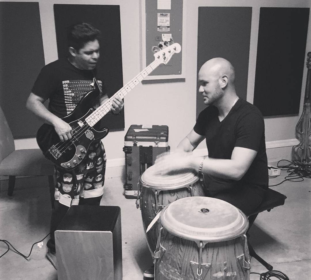 Eduardo Vel�zquez con Porfi Baloa
